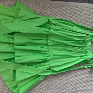 Lime Green Bow Dress